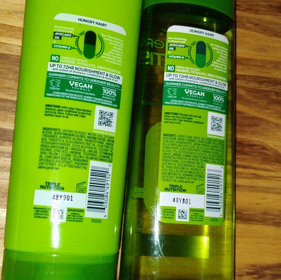Fructis Triple Nutrition Shampoo And Conditioner Set - Picture 5 of 9
